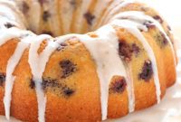 Sunshine Lemon Blueberry Bundt