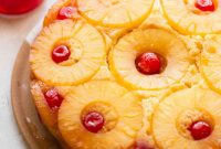 Golden Pineapple Flip Cake