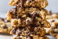 Irresistible Chewy Oatmeal Chocolate Chip Cookies