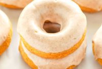 Maple Kissed Baked Pumpkin Donuts