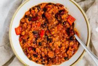 Hearty Slow Cooker Turkey Chili
