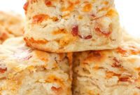 Savory Bacon Cheddar Biscuits