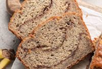 Cinnamon Streaked Banana Loaf