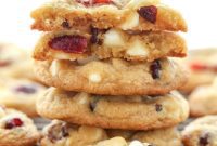 Irresistible Soft and Chewy White Chocolate Cranberry Cookies
