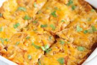 Ultimate Chicken Enchilada Stack