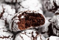 Festive Chocolate Crinkle Cookies