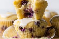 Bright Lemon Blueberry Muffins