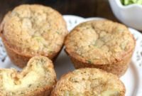 Zucchini Muffins with a Sweet Cream Cheese Center