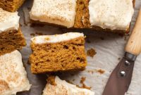 Spiced Pumpkin Bars