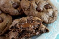 Decadent Nutella Double Chocolate Cookies