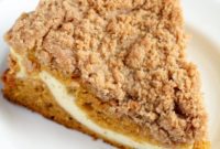 Spiced Pumpkin Cream Cheese Crumb Cake