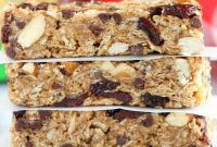 No-Bake Chocolate Cherry Almond Energy Bars