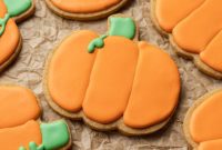 Autumn Pumpkin Sugar Cookies