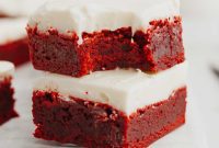 Crimson Velvet Squares