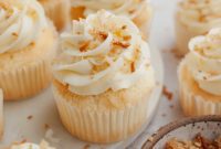 Tropical Coconut Cupcakes