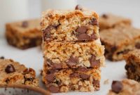 Golden Baked Oat Bars