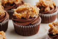 Decadent German Chocolate Cupcakes
