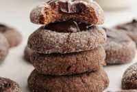 Irresistible Chocolate Thumbprint Cookies