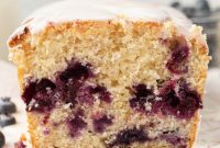 Bright Lemon Blueberry Quick Bread