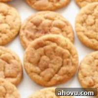 Spiced Pumpkin Snickerdoodles 12 Several perfectly baked pumpkin cookies lined up on a piece of parchment paper, showcasing their inviting texture and cinnamon-sugar coating, ready for enjoyment.