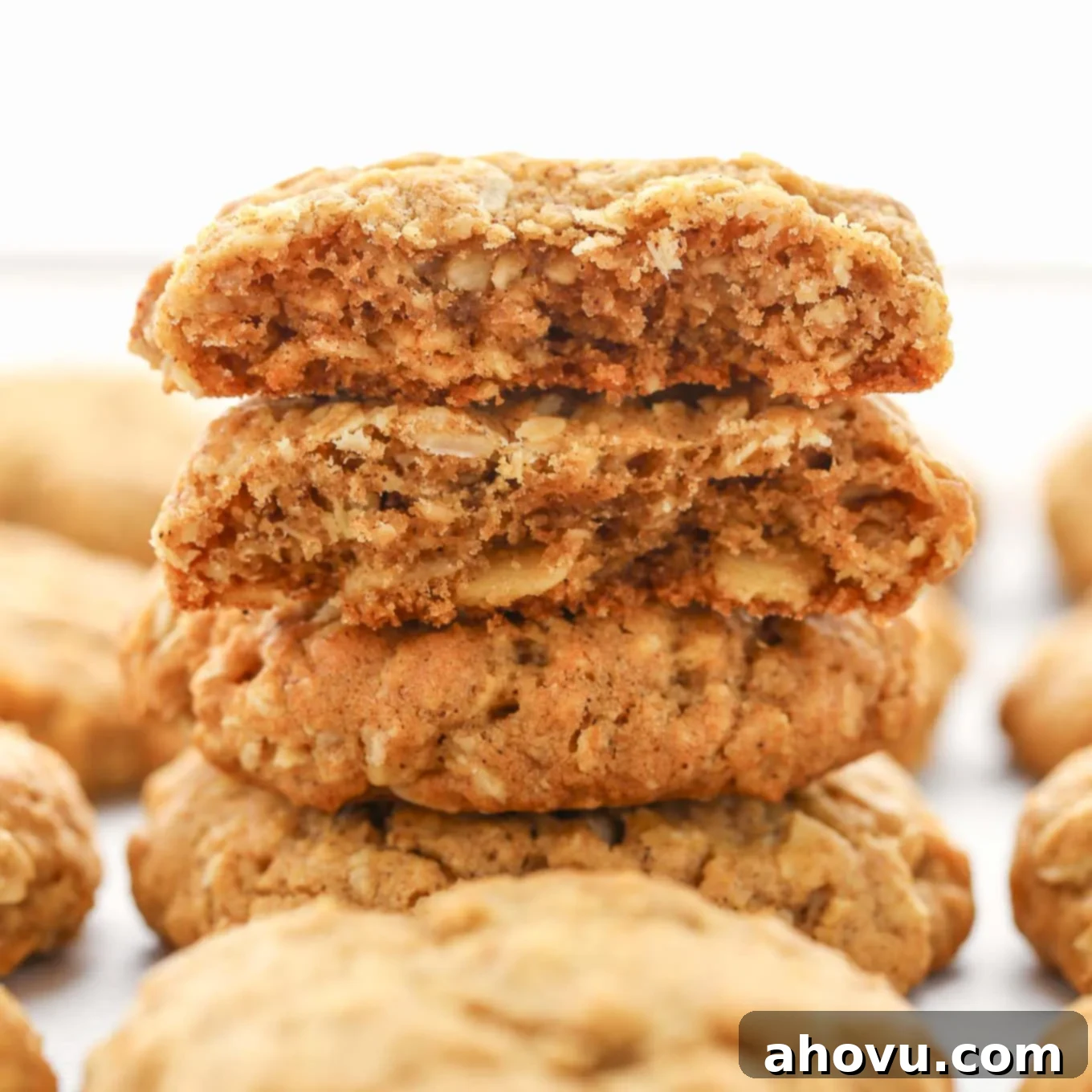 These pumpkin oatmeal cookies are super soft, chewy, thick, and full of pumpkin flavor! The perfect cookie for fall! 