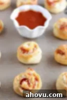 A stack of golden brown Pizza Pinwheels