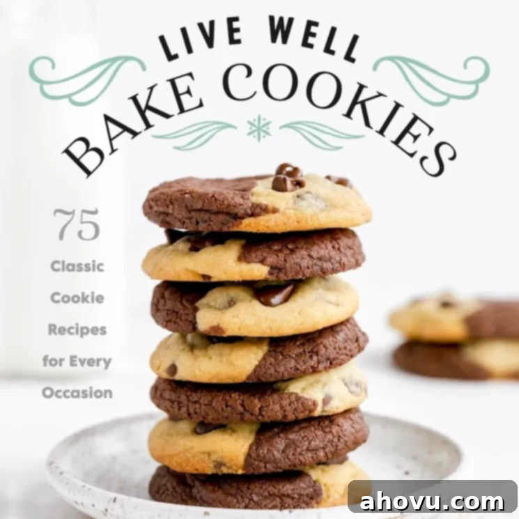 Kitchen Chronicles and Personal News 3 The vibrant cover of the cookbook 'Live Well Bake Cookies' featuring a beautifully stacked plate of 'brookies' (brownie-cookies), enticing readers with delicious treats.