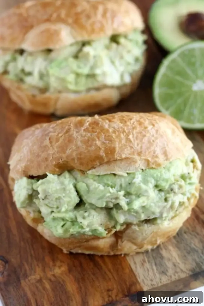 Avocado Chicken Salad, a healthy and delicious meal