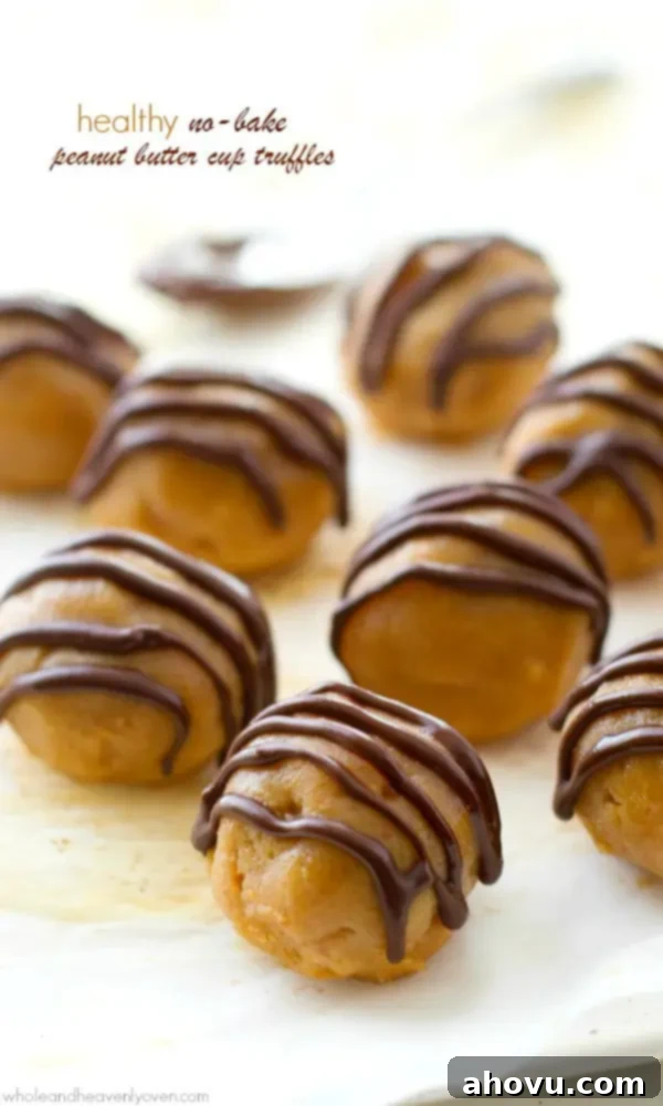 No-Bake Peanut Butter Cup Truffles