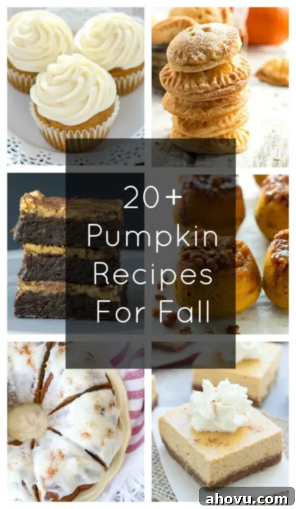 20+ Pumpkin Recipes for Fall