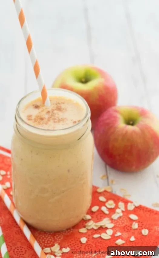 Pumpkin-Apple Breakfast Smoothie