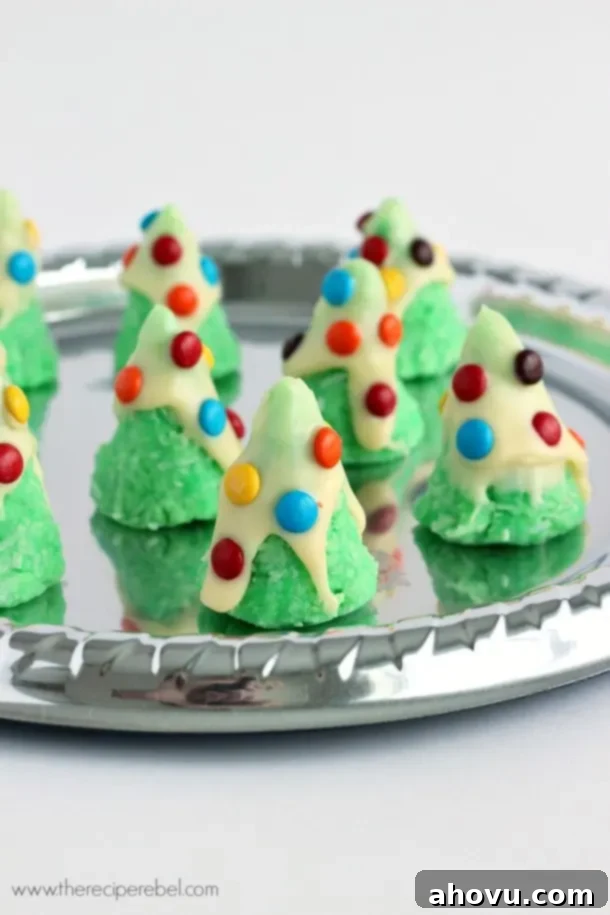 20+ Festive Christmas Cookie Ideas 8 Adorable No-Bake Christmas Tree Cookies, festive and easy to make.
