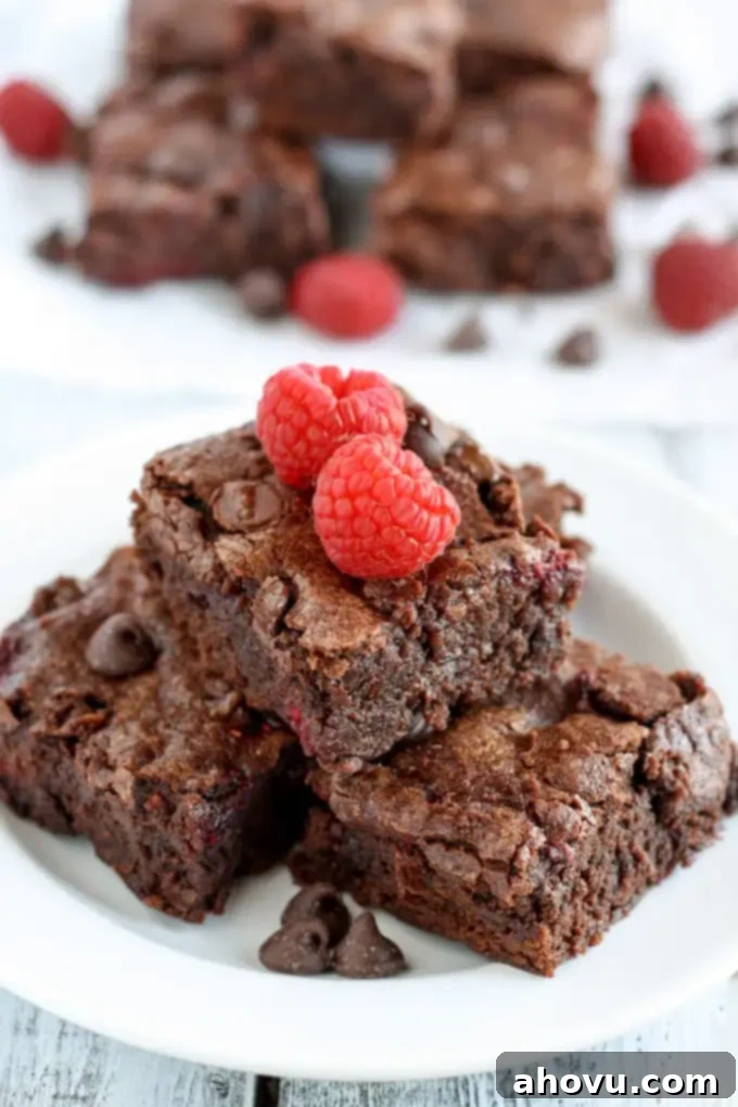 Raspberry Brownies