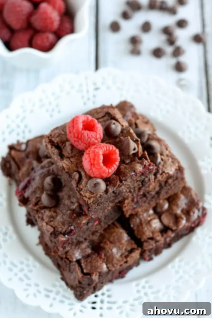 Raspberry Brownies