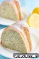 A delicious Lemon Poppy Seed Bundt Cake with a zesty glaze.