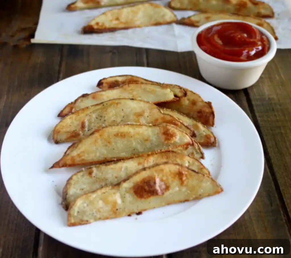 Crispy Baked Potato Wedges