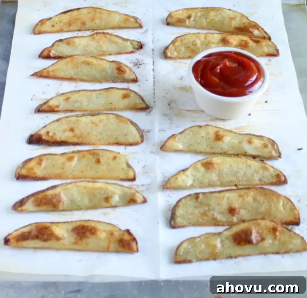Crispy Baked Potato Wedges