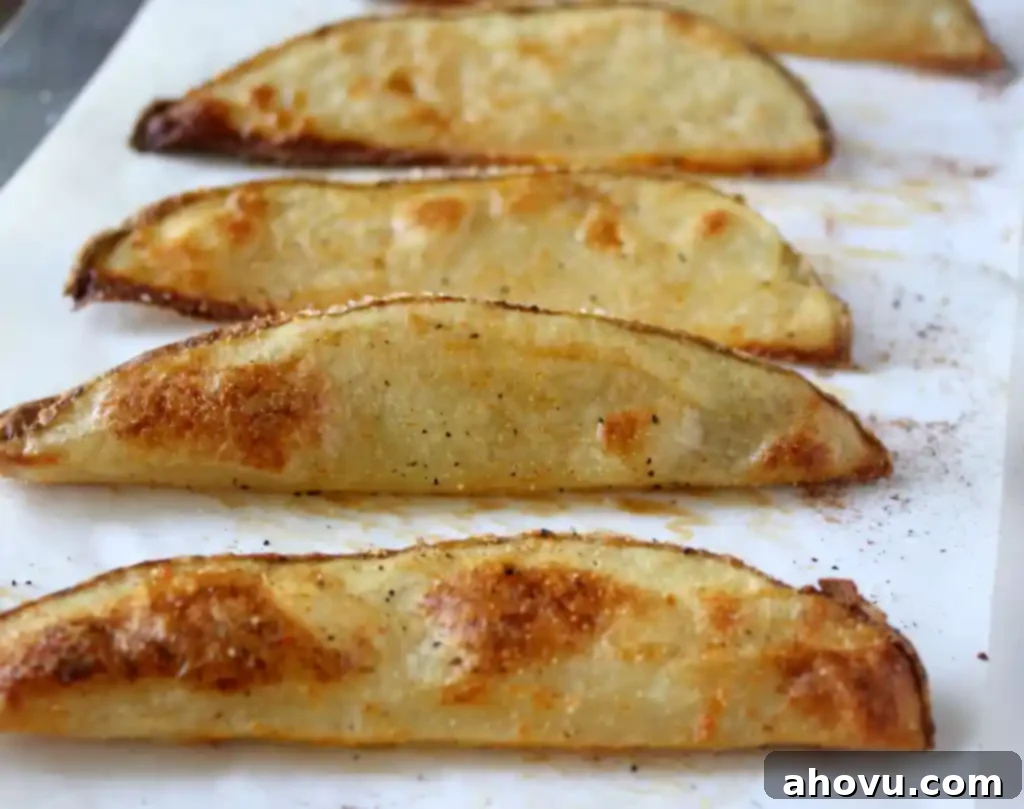 Crispy Baked Potato Wedges