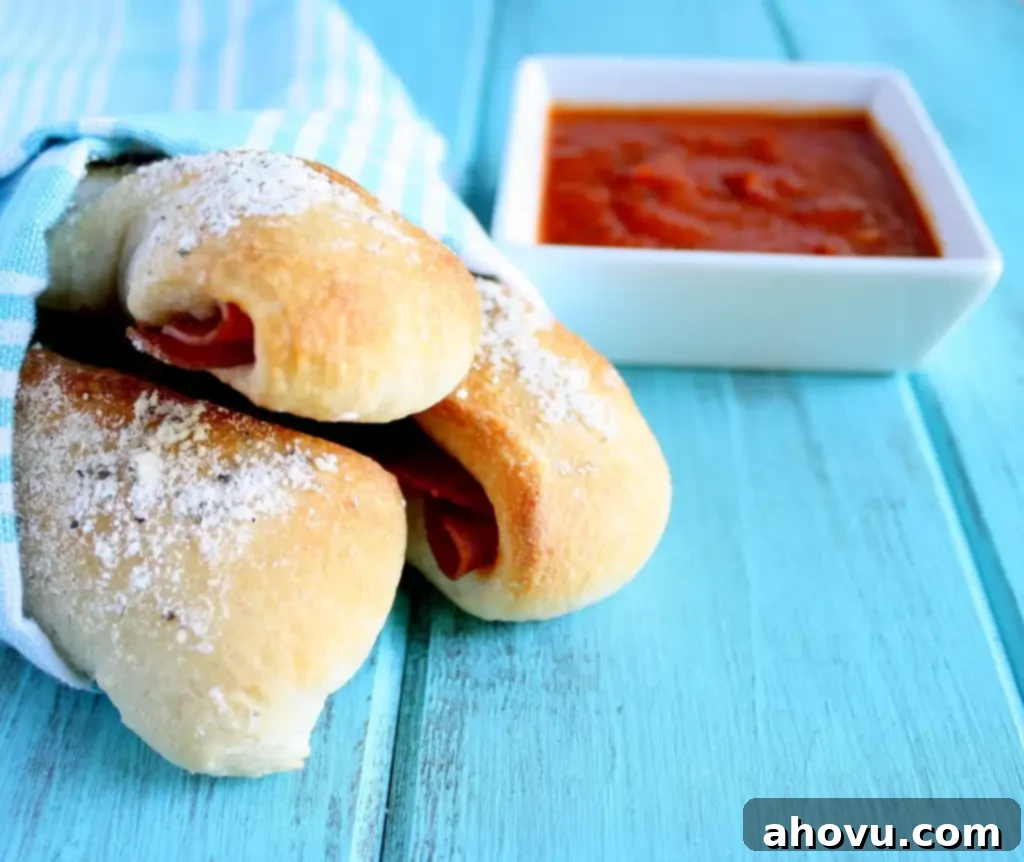 Pepperoni Breadstick - An easy appetizer with only four ingredients!