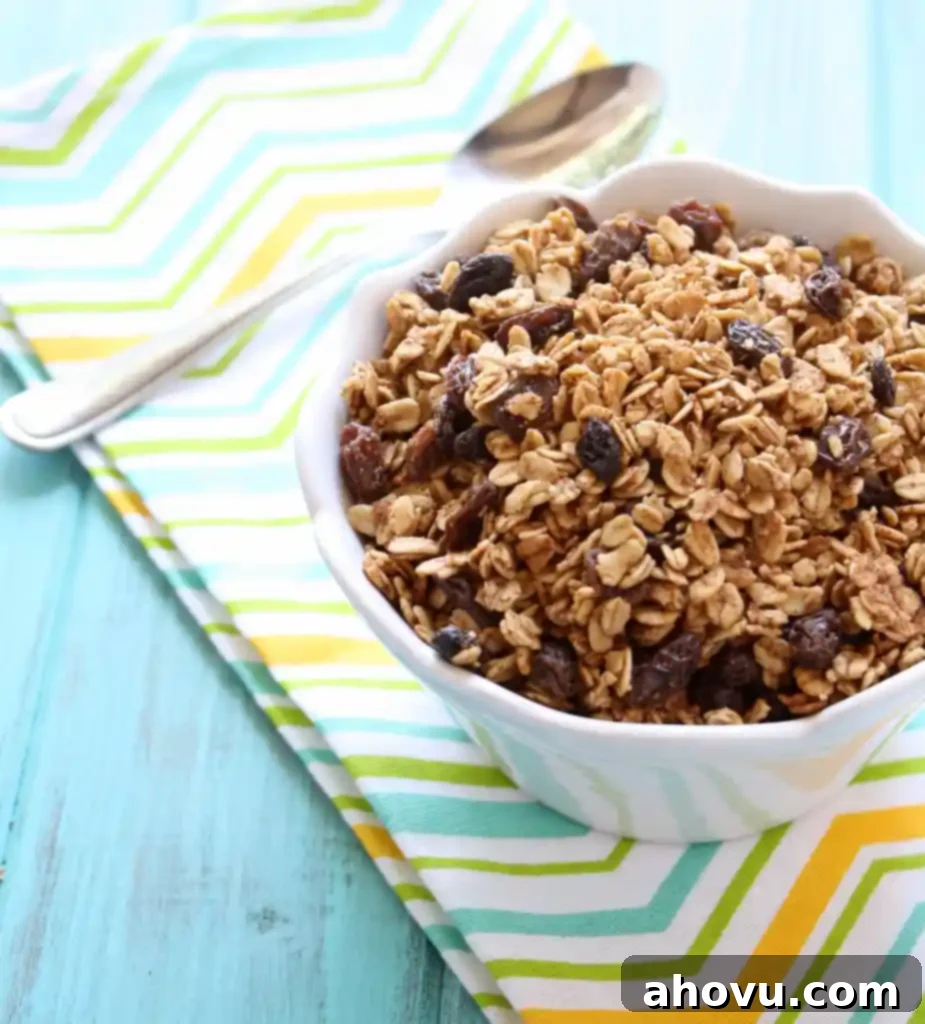 Cinnamon Raisin Granola